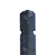 Metal Fence Upright round Notch